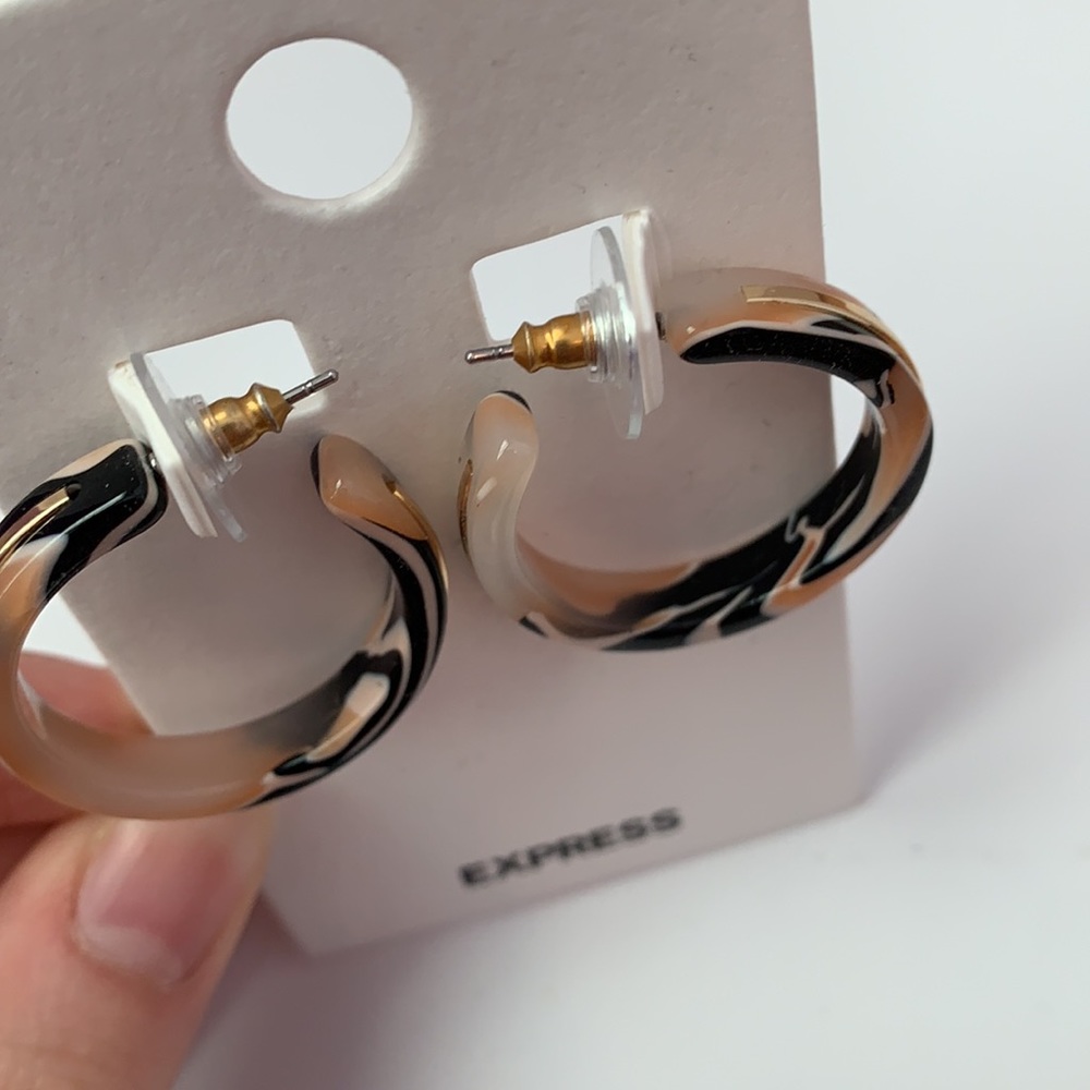 Fun Hoops with gold accent